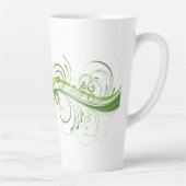 Stylish 17 oz Latte Mug with Bold Graphic Art Milchtasse (Rechts)