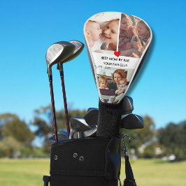 Stylish 3 Photo Best Mom By Par  Golf Headcover