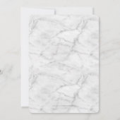 STYLISH 50. Geburtstagsparty INVITE Gold Konfetti Einladung (Rückseite)