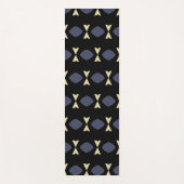 Stylish Abstract Blue and black yoga mat Yogamatte (Vorderseite)