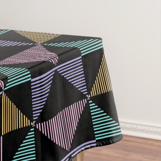 Stylish Abstract Geometric Print – Modern Trendy Tischdecke (Beispiel)