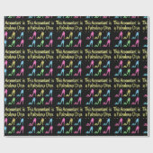 STYLISH ACCOUNTANT SHOVER DESIGN GESCHENKPAPIER (Flach)