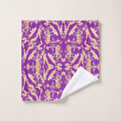Stylish and Elegant Gold Marble Texture pattern Badhandtuch Set (Waschlappen)