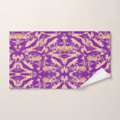 Stylish and Elegant Gold Marble Texture pattern Badhandtuch Set (Handtuch)
