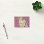 stylish angel of love with qr-code post-it klebezettel (Büro)