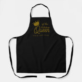 Stylish Apron Personalized for the Kitchen Queen Schürze (Vorderseite)