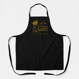 Stylish Apron Personalized for the Kitchen Queen Schürze