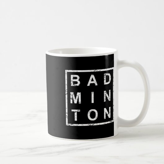 Stylish Badminton Kaffeetasse (Rechts)