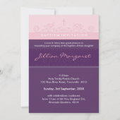 STYLISH BAPTISM ERSUCHT: elegante 2P Einladung (Vorderseite)