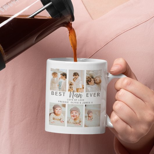 Stylish Best Nan Ever 6 Photo Kaffeetasse
