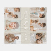 Stylish Best Uncle Ever 6 Photo Fleecedecke (Vorderseite (Horizontal))