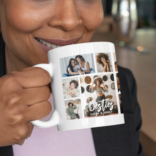 Stylish Besties 15 Photo Collage Kaffeetasse