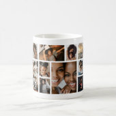 Stylish Besties 15 Photo Collage Kaffeetasse (Mittel)