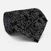 Stylish black pi gift krawatte (Gerollt)