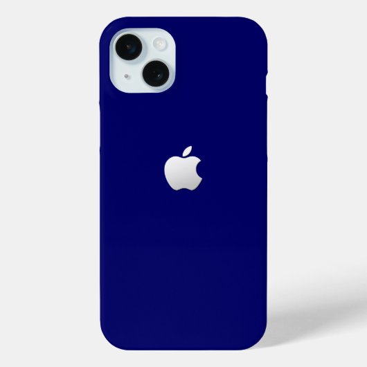 Stylish Blue Case für Apple iPhone 15 Plus (Rückseite)