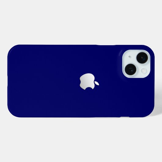 Stylish Blue Case für Apple iPhone 15 Plus (Rückseite (Horizontal))