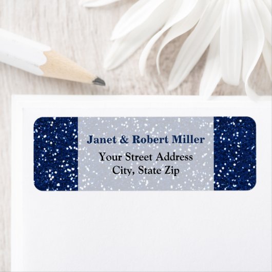 Stylish Blue Glitzer (Insitu)