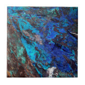 Stylish Blue Marble Stone Fliese (Vorderseite)