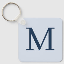 Stylish Blue Personalisiert Mit Monogramm