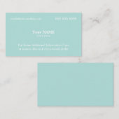 Stylish Blue Visitenkarte (Vorne/Hinten)