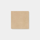 Stylish Boho Rustic Kraft Post-it Klebezettel (Vorderseite)