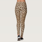 Stylish & Bold Leopard Print  Leggings (Rückseite)