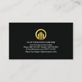 Stylish Box Patterns Business Owner Visitenkarte (Rückseite)