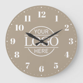 Stylish Branded Company Business Logo Promotional Große Wanduhr