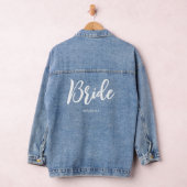 Stylish Bride Wedding Personalisiert Jeansjacke (Hangar)