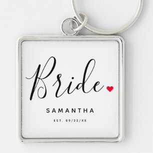 Stylish Bride Wedding Schlüsselanhänger