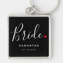 Stylish Bride Wedding Schlüsselanhänger
