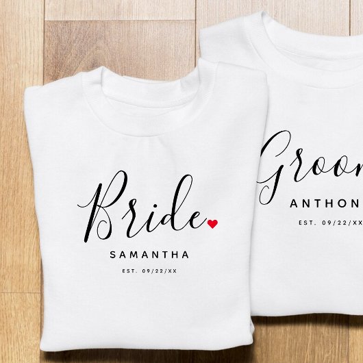 Stylish Bride Wedding T-Shirt
