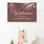 Stylish Bronze Special Event Launch Party Welcome Banner (InSitu)