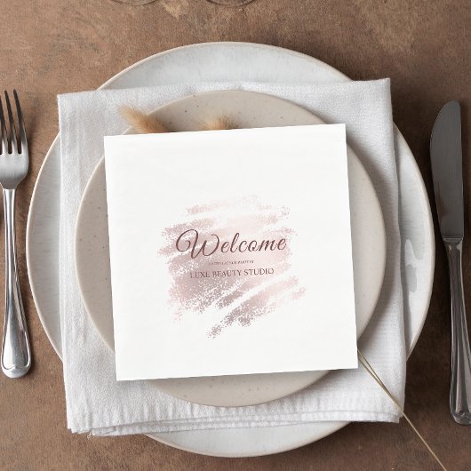 Stylish bronze special event party decor serviette