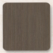 Stylish Brown Fabric Untersetzer (Vorderseite)