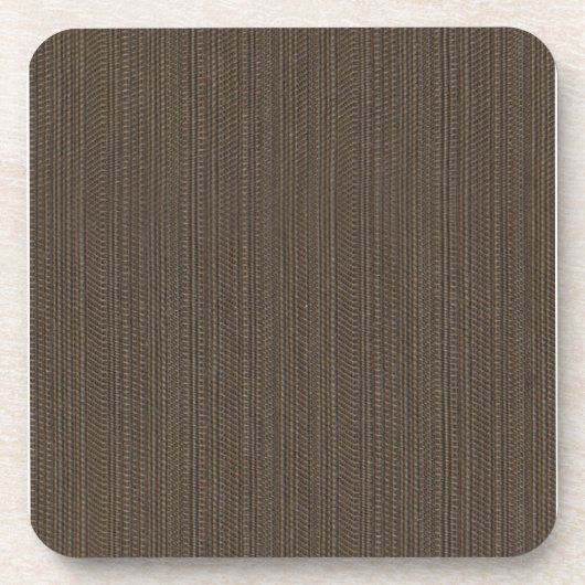 Stylish Brown Fabric Untersetzer (Vorderseite)