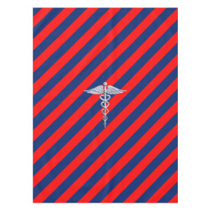 Stylish Caduceus Medical Symbol League Tischdecke