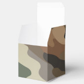 Stylish Camouflage Pattern Classic Favor Boxes Geschenkschachtel (Geöffnet)