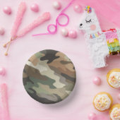 Stylish Camouflage Pattern Disposable Party Bowls Pappteller (Party)