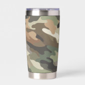 Stylish Camouflage Pattern Drink Thermobecher (Vorderseite)