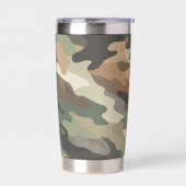 Stylish Camouflage Pattern Drink Thermobecher (Links)