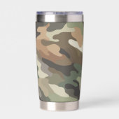 Stylish Camouflage Pattern Drink Thermobecher (Rückseite)