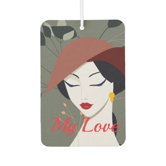 Stylish Car Hanging Fragrance Accessory Autolufterfrischer (Vorderseite)