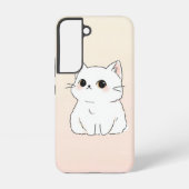 Stylish Cat Art Samsung S22 Protective Case Samsung Galaxy Hülle (Rückseite)