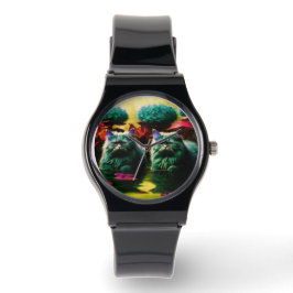 Stylish cat watch for cat lovers armbanduhr