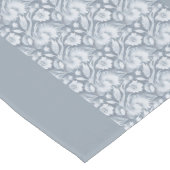 Stylish Charm: Grey & White Table Runner Großer Tischläufer (Ecke)