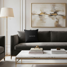 Stylish chic trendy cool elegant black and white kissen