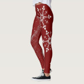 Stylish Christmas red leggings . (Links)