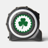 Stylish Clover Inspired Design on Premium Handy Maßband (Vorderseite)
