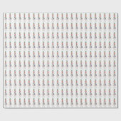 Stylish Colorful Bunny Eggs  Happy Easter Geschenkpapier (Flach)